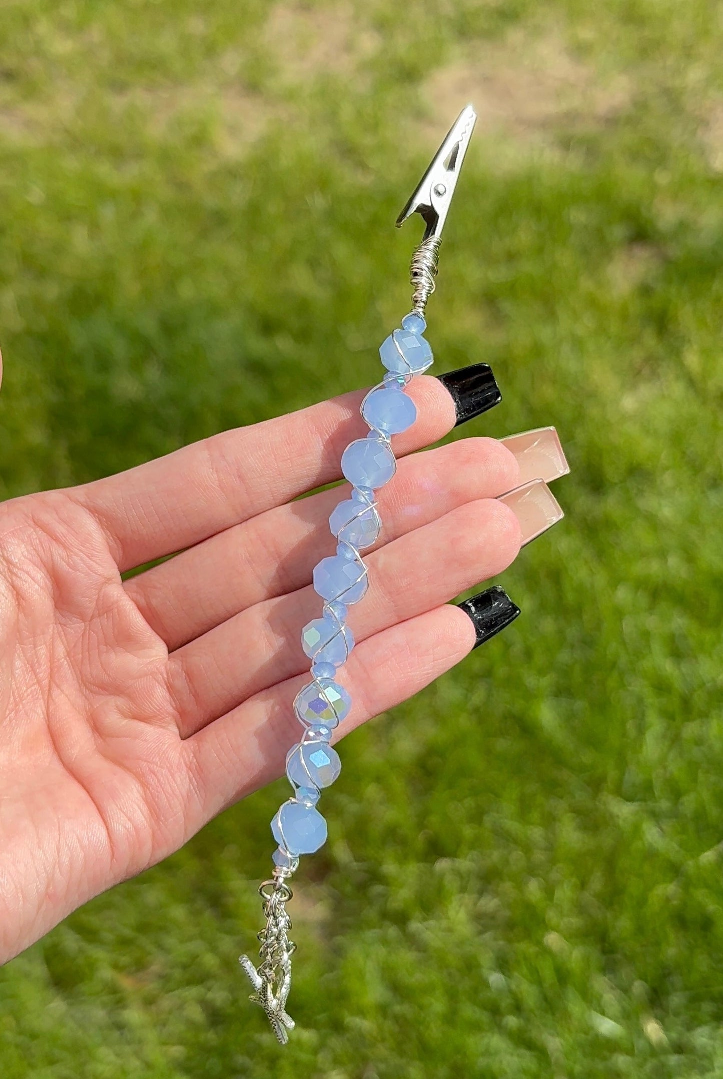 Opal Sky Wire Wrapped Gripper Large