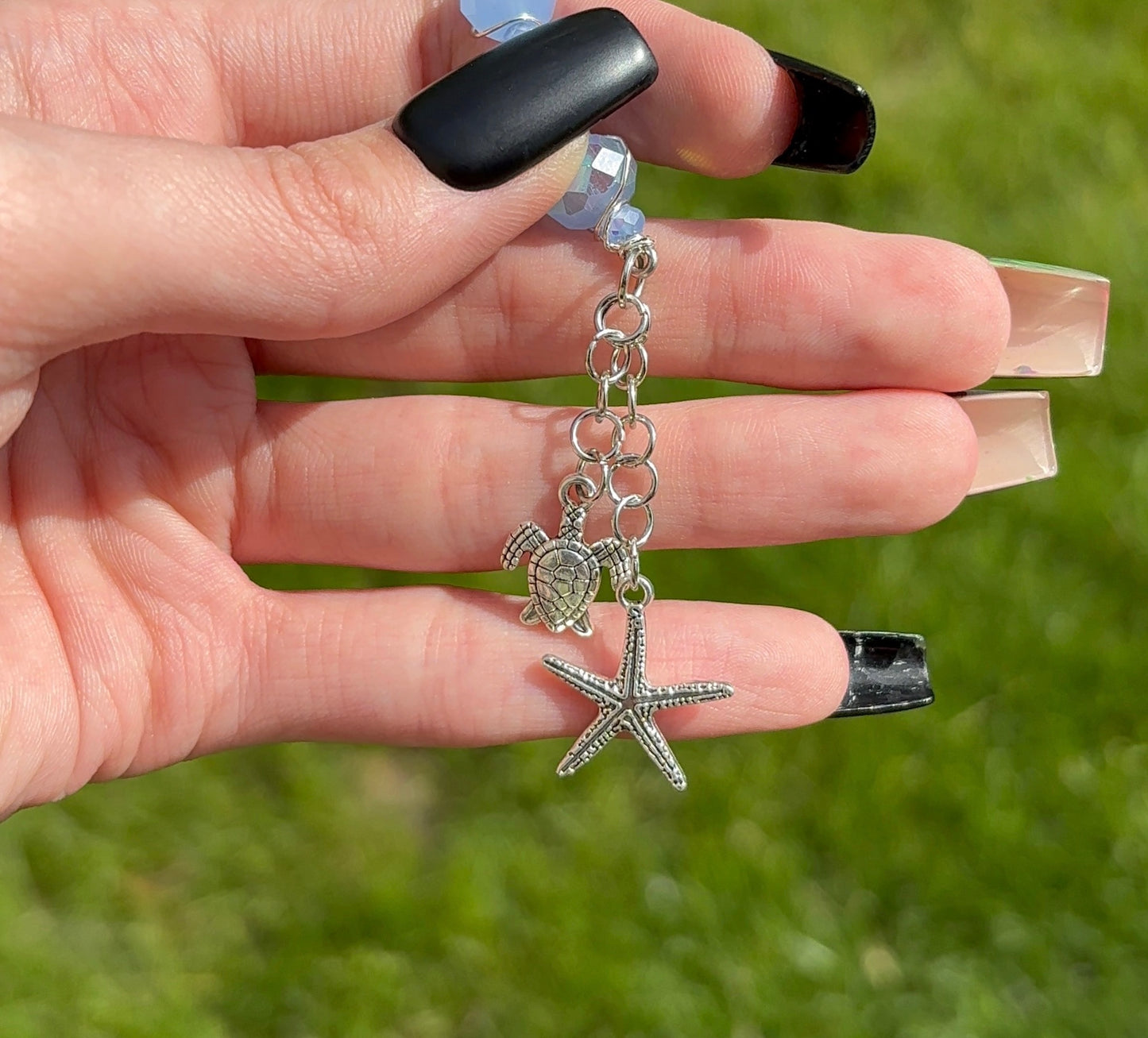 Opal Sky Wire Wrapped Gripper Large