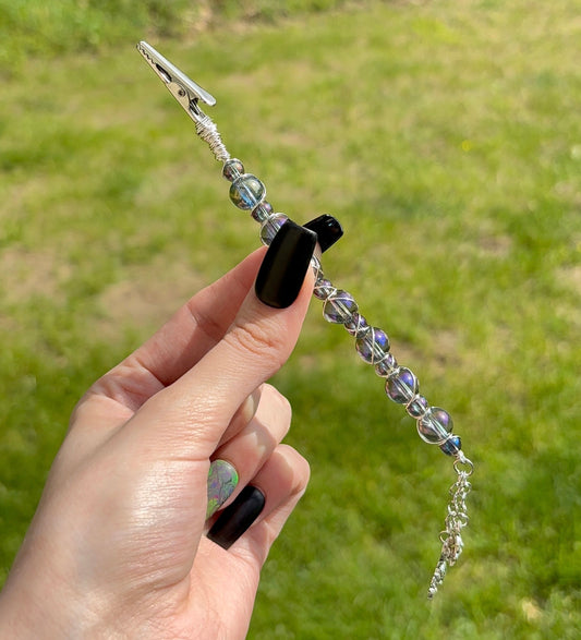 Midnight Aura Wire Wrapped Gripper Large