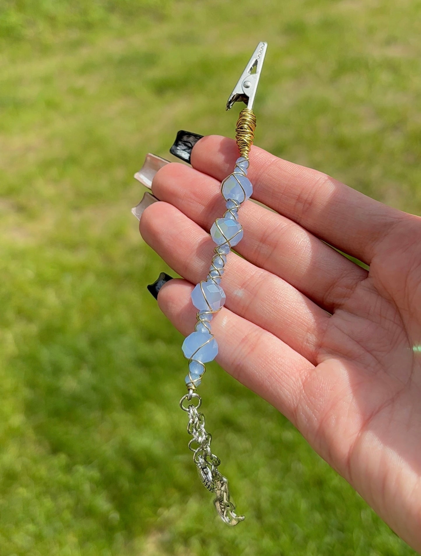 Opal Sky Wire Wrapped Gripper Small