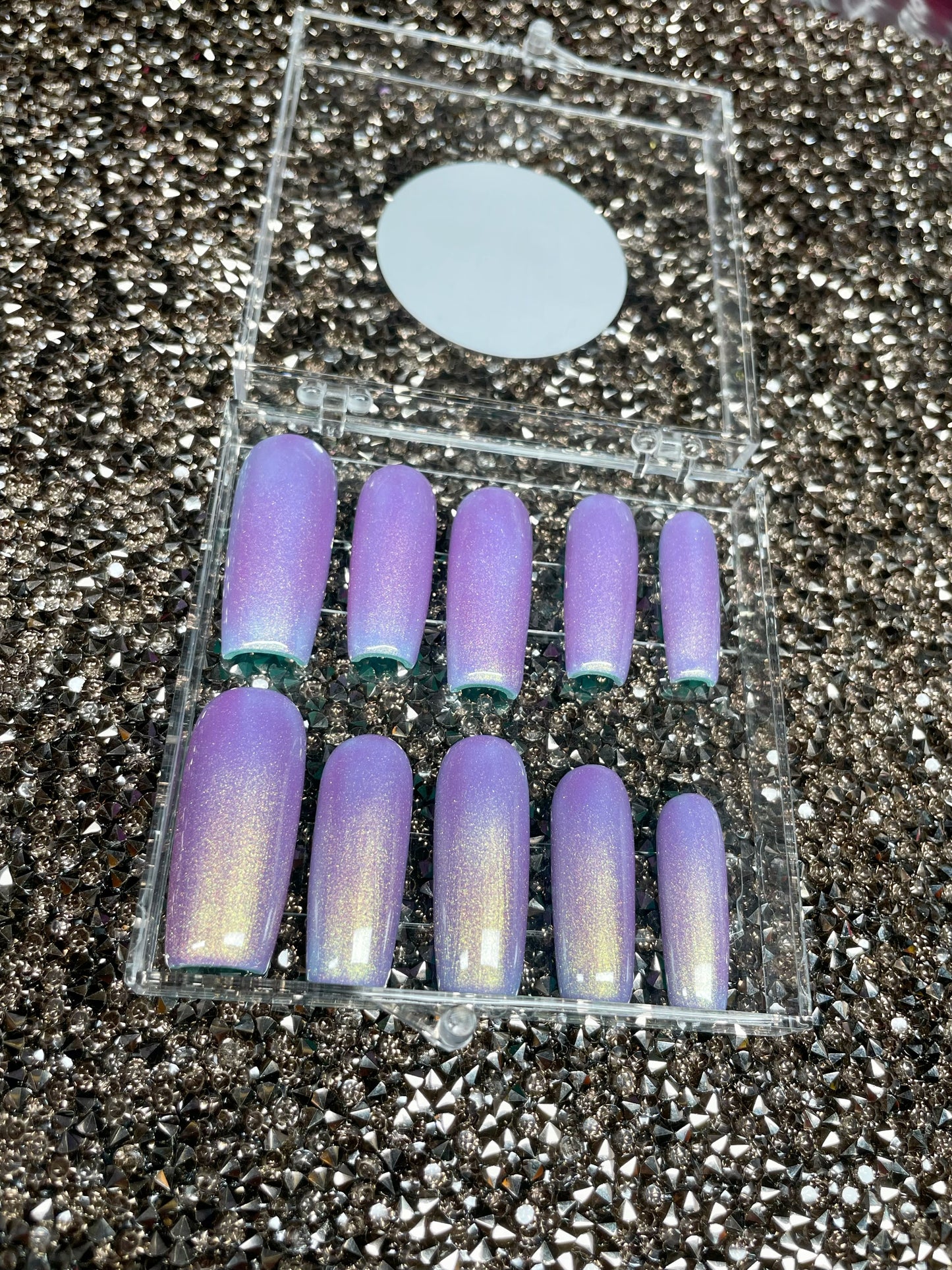 Size Medium Premade Blue/Purple Holo Set