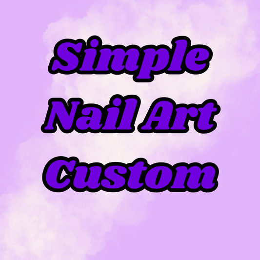 Simple Nail Art Press On Nail Set